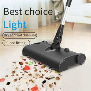 Wireless Electric Mop Vacuum Cleaner Home Intelligent Electric Sweeping Machine 2 in 1 Handpush Dry Wet Sweeper Mop USB Charging - TOPRIS